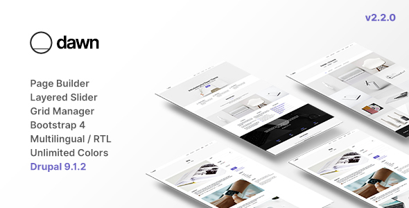 Dawn - Multipurpose Responsive Drupal 9 Theme - Creative Drupal