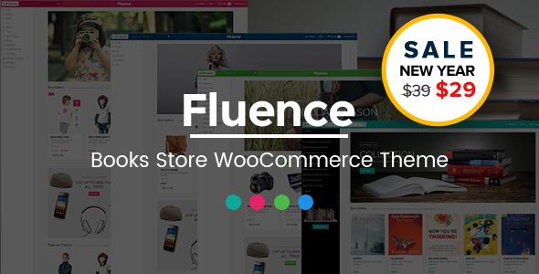 Fluence - Books Store Multipurpose Responsive WooCommerce WordPress Theme - WooCommerce eCommerce