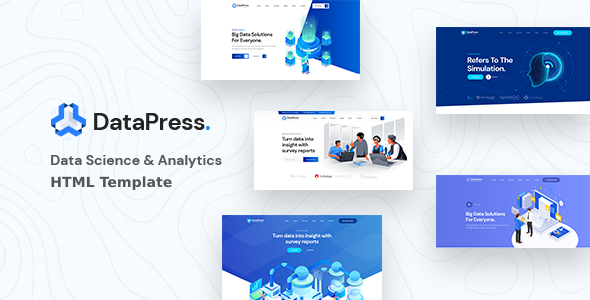 DataPress - Data Science & Analytics HTML Template - Software Technology