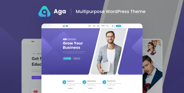 Aga - Multipurpose Business WordPress Theme - Business Corporate