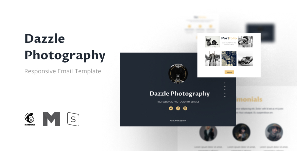 Dazzle - Photography Email Newsletter Template - Newsletters Email Templates