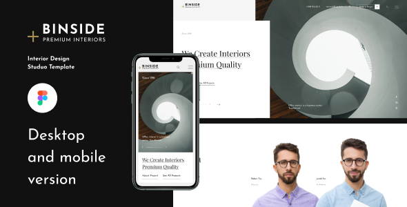 BINSIDE Architecture Template - Portfolio Creative