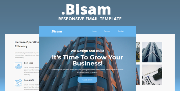 Bisam - Responsive Email Template - Newsletters Email Templates