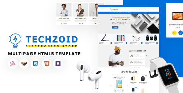 Techzoid - Electronics Store HTML5 Template - Electronics Technology