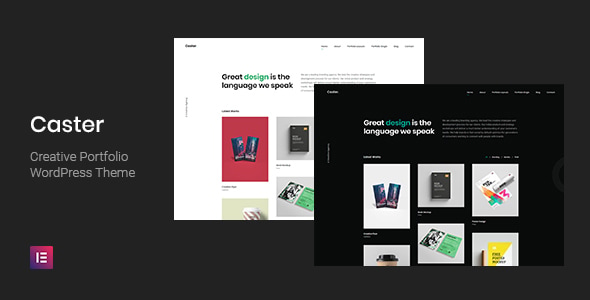 Caster - Creative Portfolio WordPress Theme - Portfolio Creative