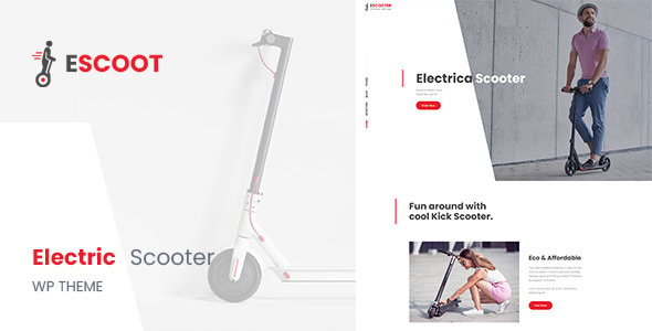 EScoot - Single Product WordPress - WooCommerce eCommerce