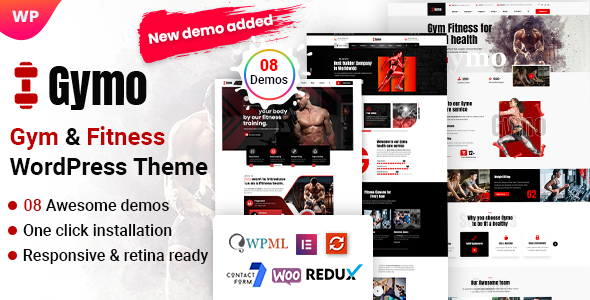 Gymo - Gym & Fitness WordPress Theme - Health & Beauty Retail