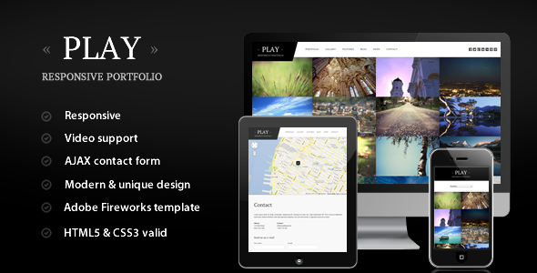 Play - Responsive Portfolio - Portfolio Creative