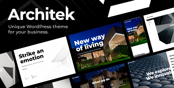 Architek - Responsive Multi-Concept WordPress Theme - Business Corporate