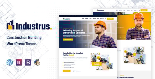 Industrus - Construction Company WorrdPress Theme - Business Corporate