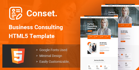 Conset - Business Consulting XD Template - Business Corporate