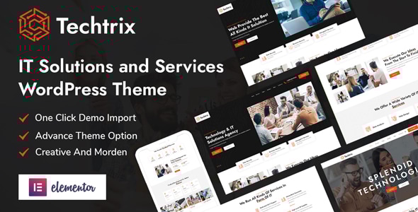 Techtrix - IT Solutions & Technology WordPress Theme - Technology WordPress