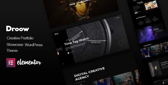 Droow - Ajax Portfolio WordPress Theme - Portfolio Creative