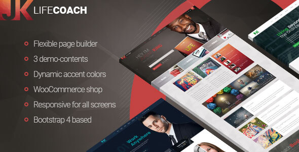Life Coach - Public Speaker Personal Page WordPress theme - Personal Blog / Magazine