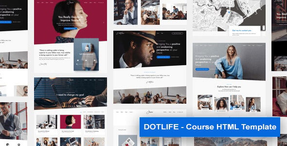 DotLife | Course HTML Template - Corporate Site Templates