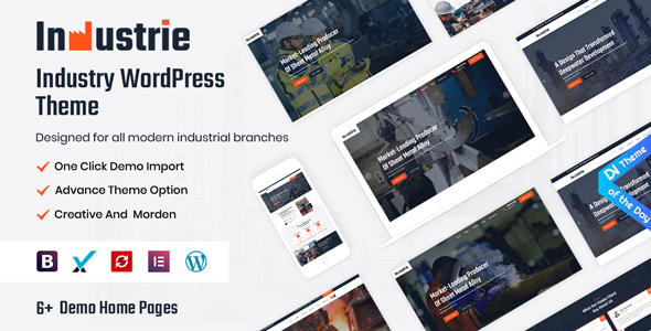 Industrie - Industry WordPress Theme - Corporate WordPress