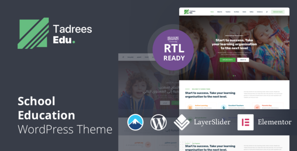 Tadrees - School, Education WordPress Theme - Education WordPress