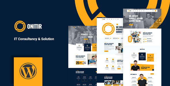 Onitir - IT Solutions WordPress theme - Business Corporate