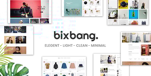 Bixbang - Minimalist eCommerce WordPress Theme - WooCommerce eCommerce