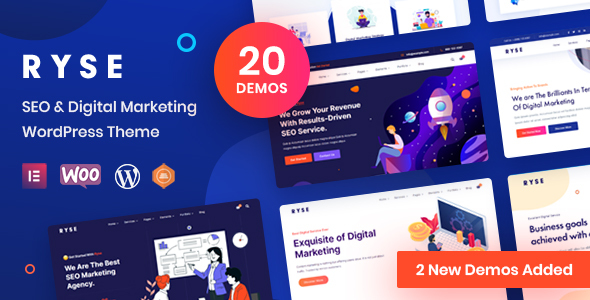 Ryse - SEO & Digital Marketing Theme - Technology WordPress