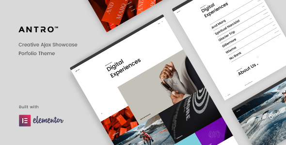Antro - Creative Portfolio WordPress Theme - Creative WordPress