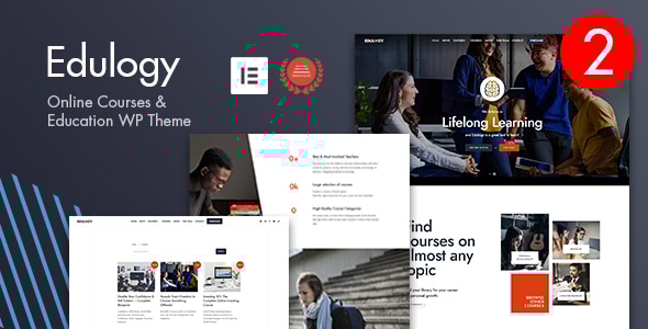 Edulogy - E-learning and Courses WordPress Theme - Education WordPress
