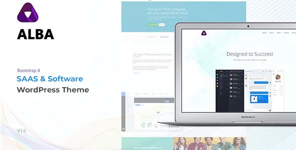 Alba - Startup/Software WordPress Theme - Software Technology
