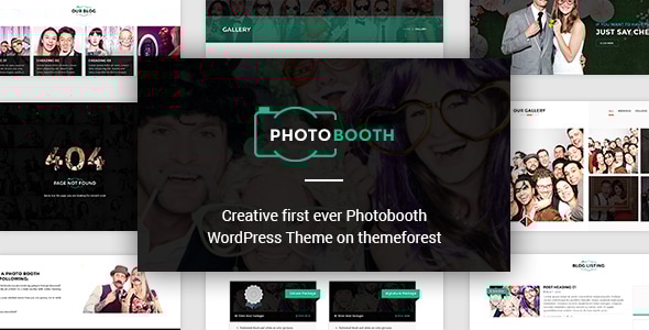 PhotoBooth - Photography Portfolio WordPress Theme - Photography Creative