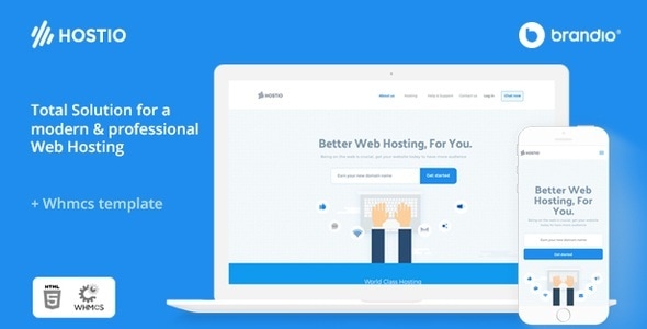 Hostio Web Hosting & WHMCS WordPress Theme - Hosting Technology