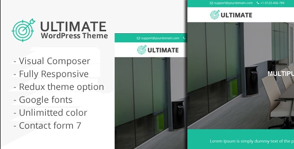 Ultimate - Responsive Multiple Purpose WordPress Theme - Business Corporate
