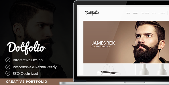 Dotfolio - Creative WordPress Theme - Portfolio Creative