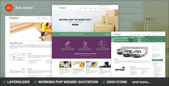 REMOVALS - Moving WordPress Theme - Corporate WordPress
