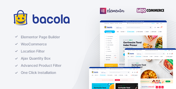 Bacola - Grocery Store and Food eCommerce Theme - WooCommerce eCommerce