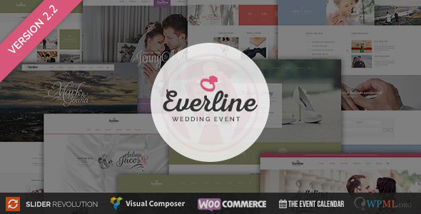 Wedding Event - Everline WordPress Theme - Wedding WordPress