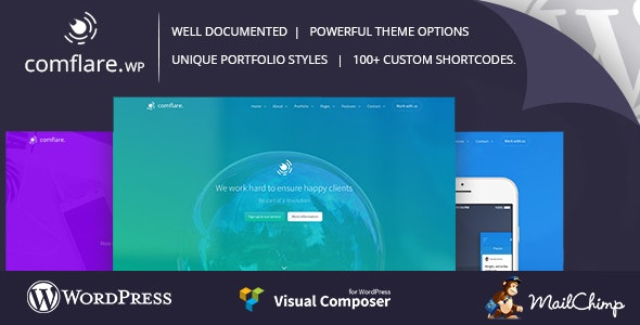 Comflare - Multipurpose WordPress Theme - Corporate WordPress