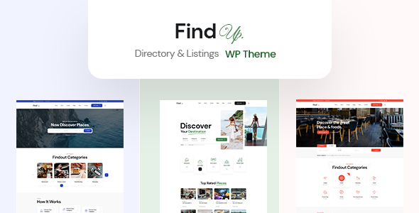 Findup - Directory & Listing WordPress Theme + RTL - Directory & Listings Corporate