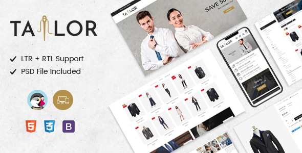 Tailor - Responsive Prestashop Theme - PrestaShop eCommerce