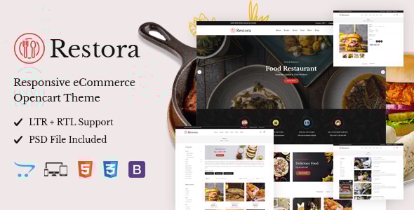 Restora - Responsive OpenCart Theme - Health & Beauty OpenCart