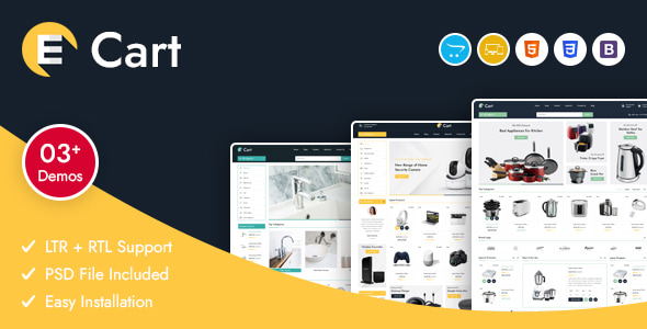 ECart - Responsive OpenCart Theme - OpenCart eCommerce