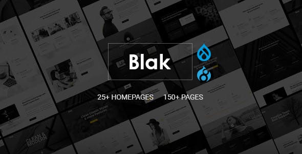 Blak - Responsive Multi-Purpose Drupal 9 Theme - Corporate Drupal