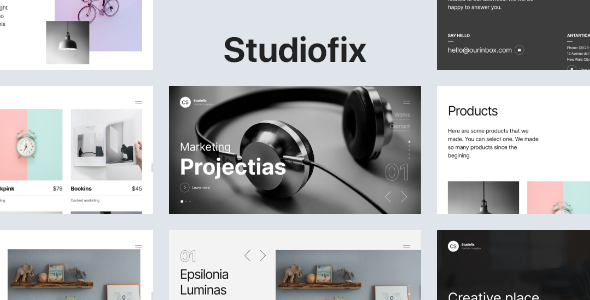 Studiofix - Creative Website Template - Portfolio Creative