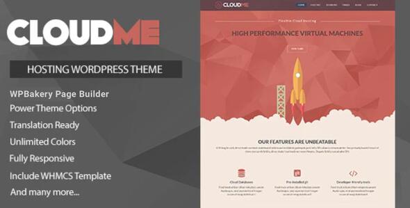 Cloudme Host - WordPress Hosting Theme - Hosting Technology