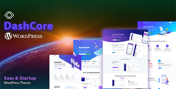 DashCore - Startup & Software WordPress Theme - Software Technology