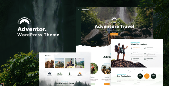 Adventor - Travel Adventure, Tourism WordPress Theme - Travel Retail