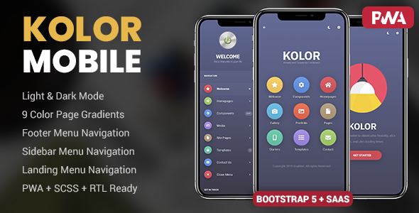 Kolor Mobile - Mobile Site Templates