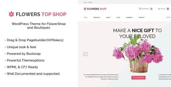 Flowershop - Flowers and Boutique WordPress Theme - WordPress