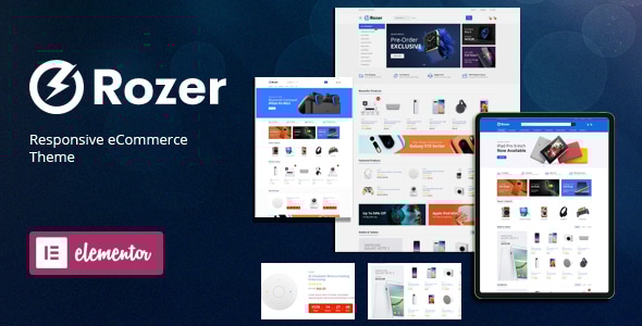 Rozer - Digital eCommerce WordPress Theme - WooCommerce eCommerce