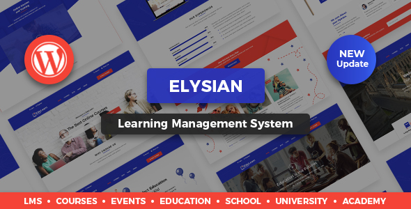 Elysian - WordPress School Theme + LMS - Education WordPress