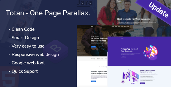 Totan - Responsive HTML5 Template - Business Corporate