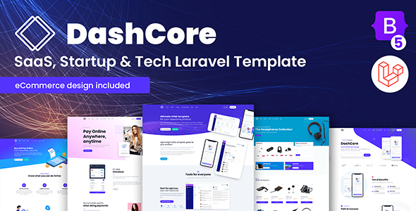 DashCore - SaaS & Software Bootstrap 5 Laravel Template - Software Technology